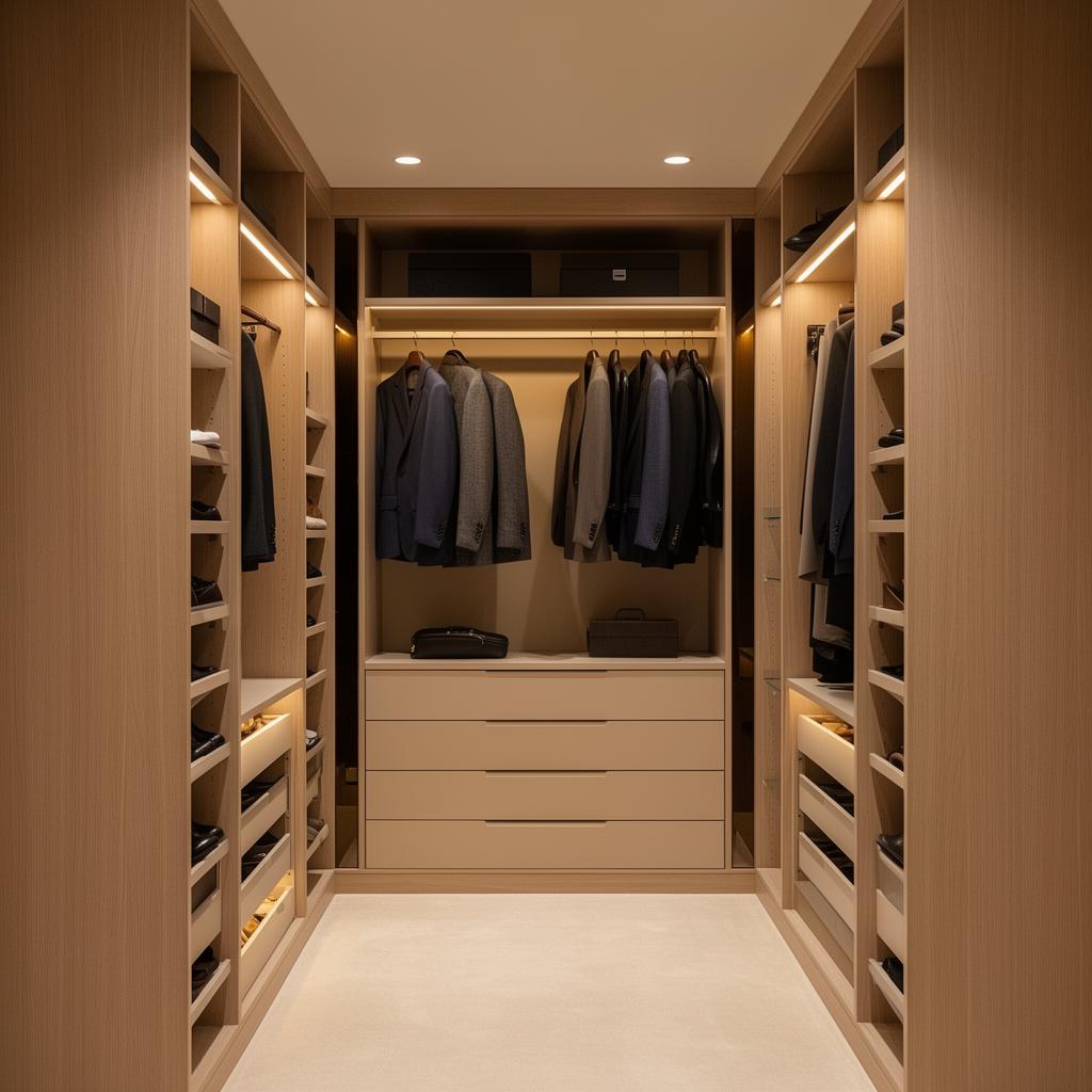 Marylebone Dressing Room — Walk-in wardrobe storage