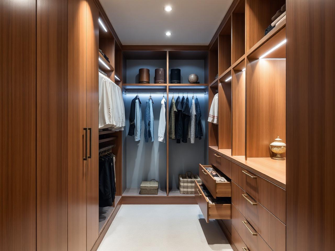 Notting Hill Walk-In — Walk-in wardrobe · open hanging