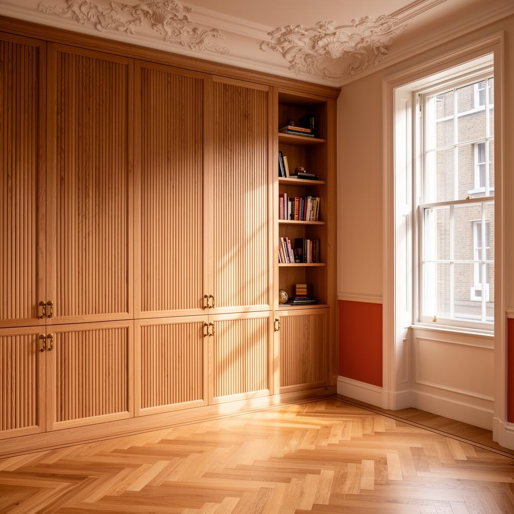 Bespoke joinery interior by Bravo London — fitted furniture, panelling and architectural detail