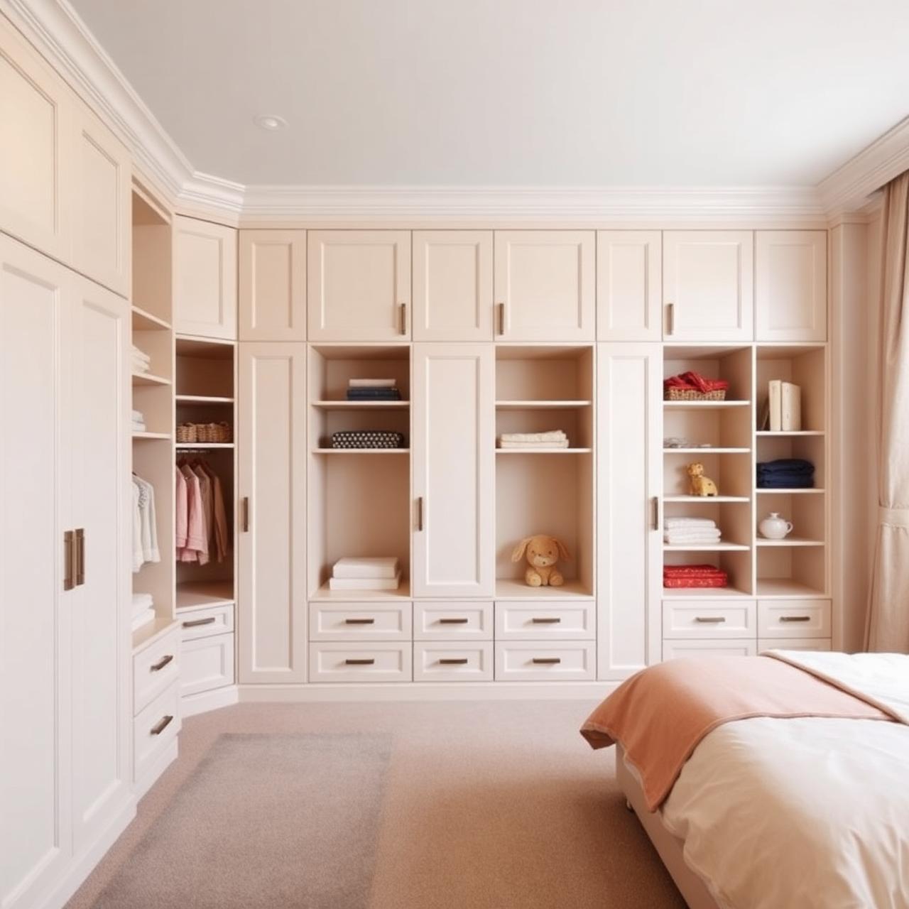 Made-to-measure children's bedroom furniture with fitted wardrobes and drawers