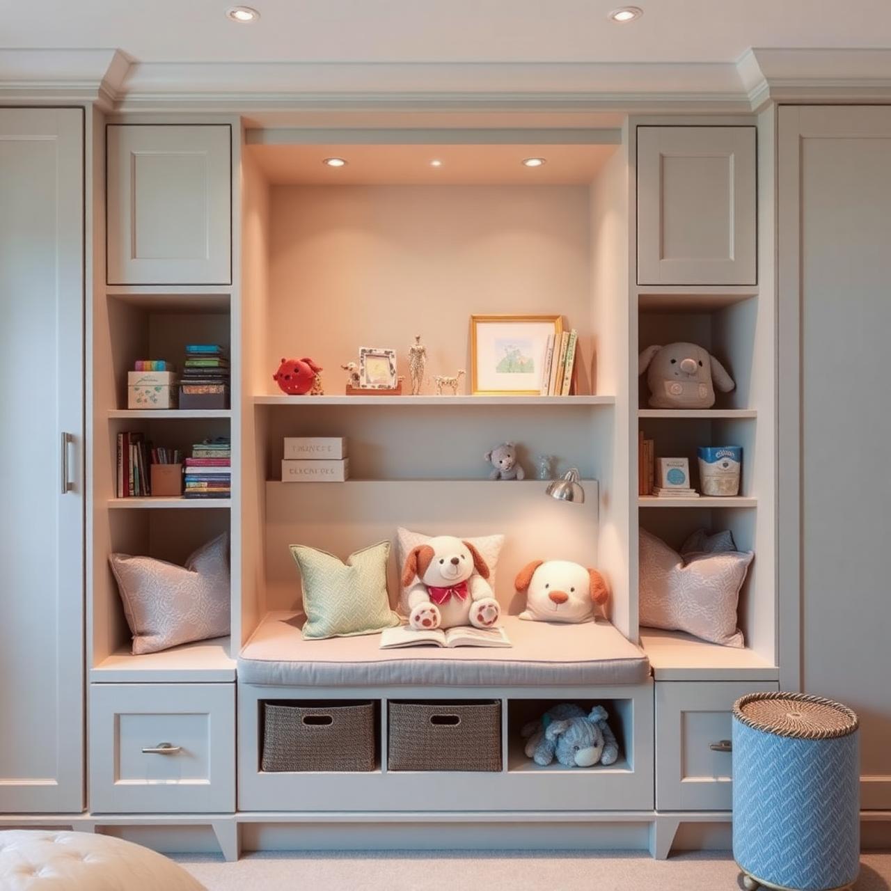 Clapham Reading Nook — Toy storage & built-in seating