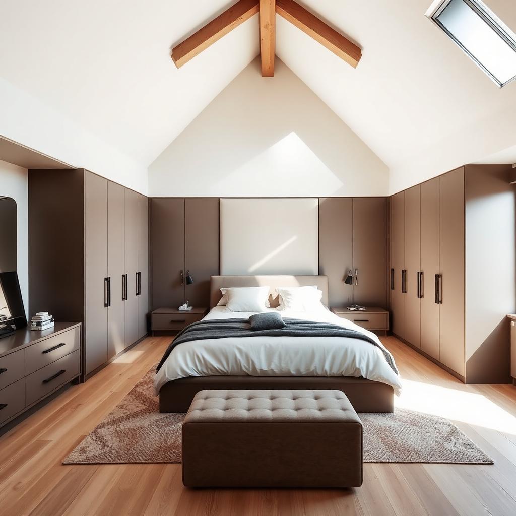 Hampstead Loft Master — Built-in loft bedroom suite