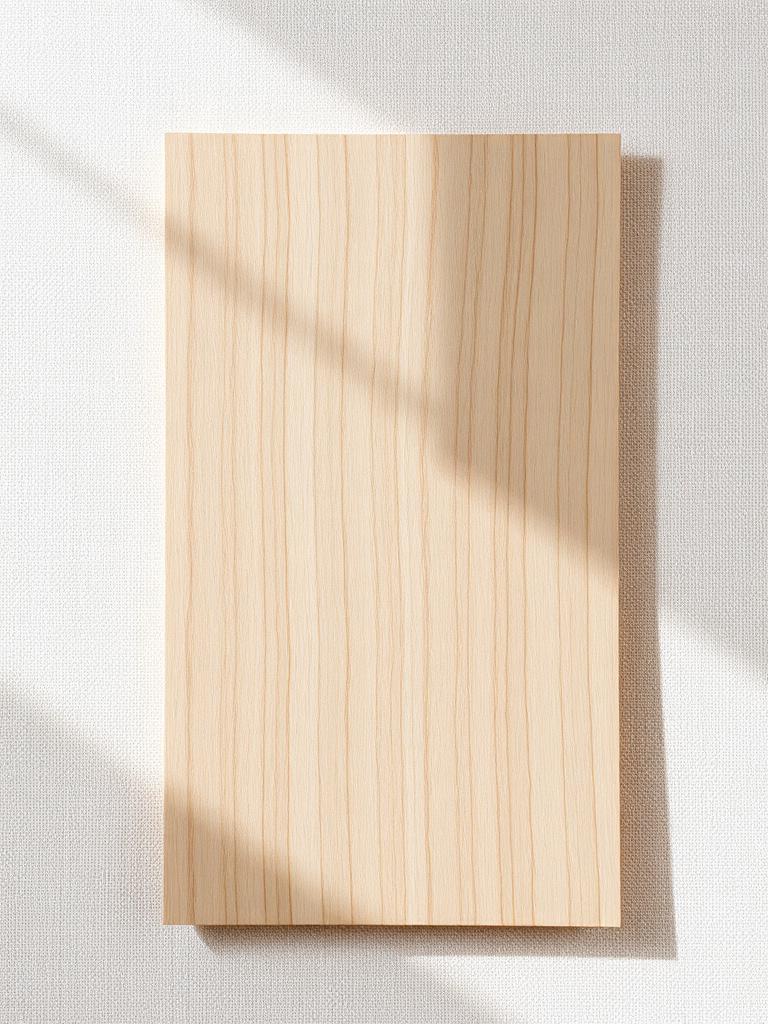 Natural Ash material swatch — Natural veneer