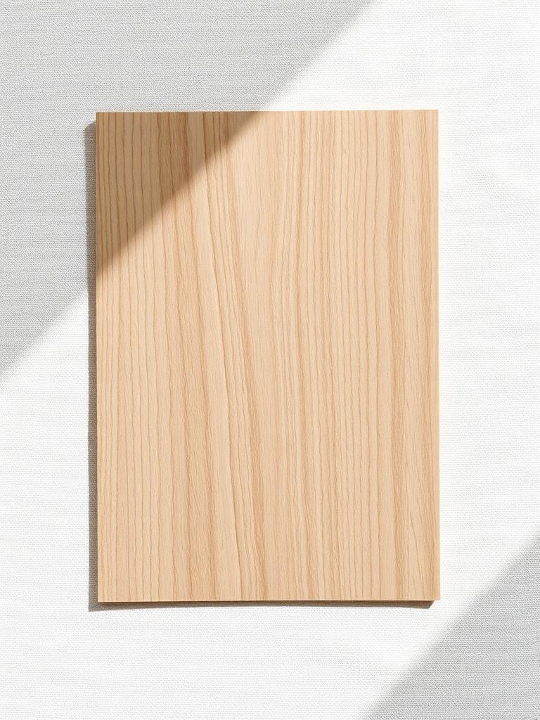 Pale European Oak material swatch — Natural veneer