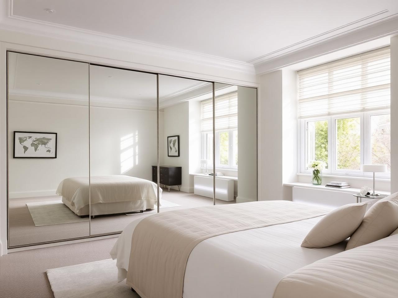 Marylebone Mirrored Run — Mirrored sliding doors