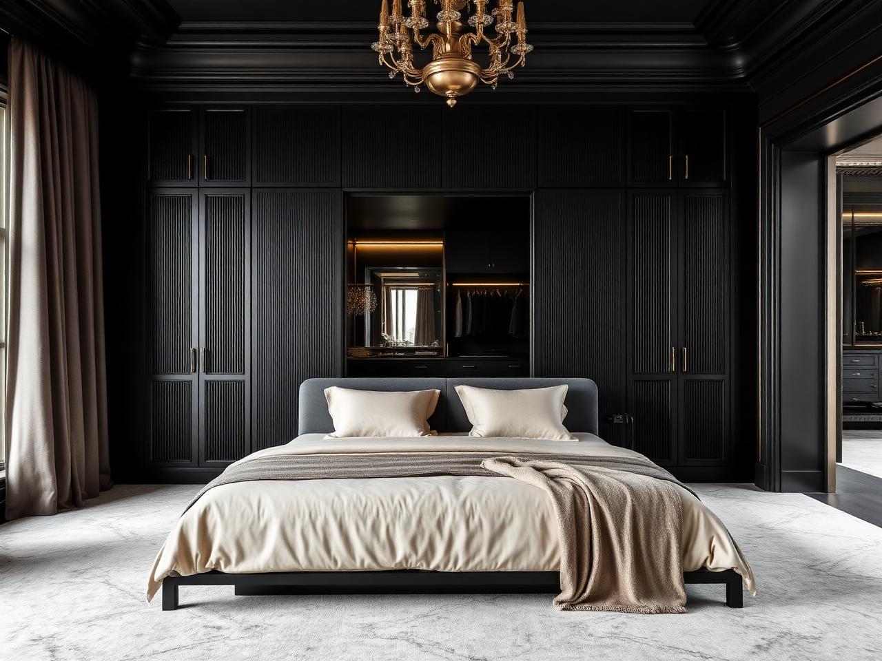 Hampstead Master Suite — Wardrobe wall & walk-through