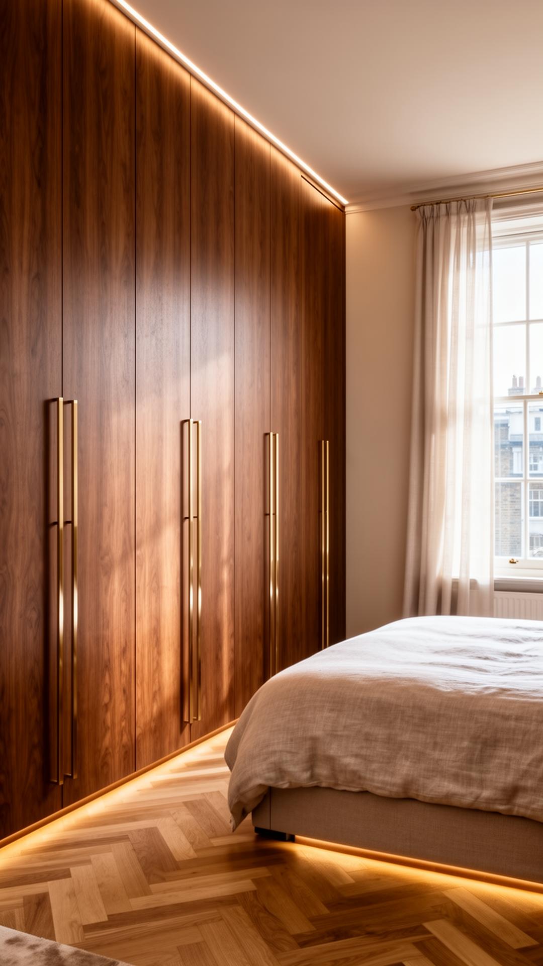 Bespoke fitted wardrobes and luxury London interior by Bravo London