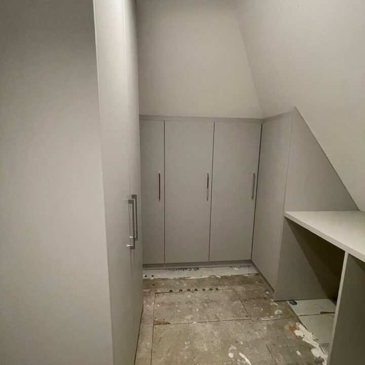 Fitted Furniture and Cabinet in Grey